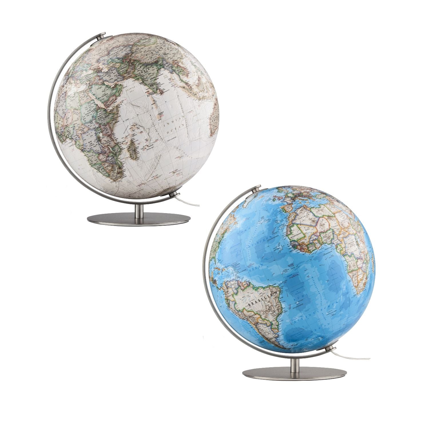 National Geographic Fusion 3703 Leuchtglobus mit Edelstahlgestell