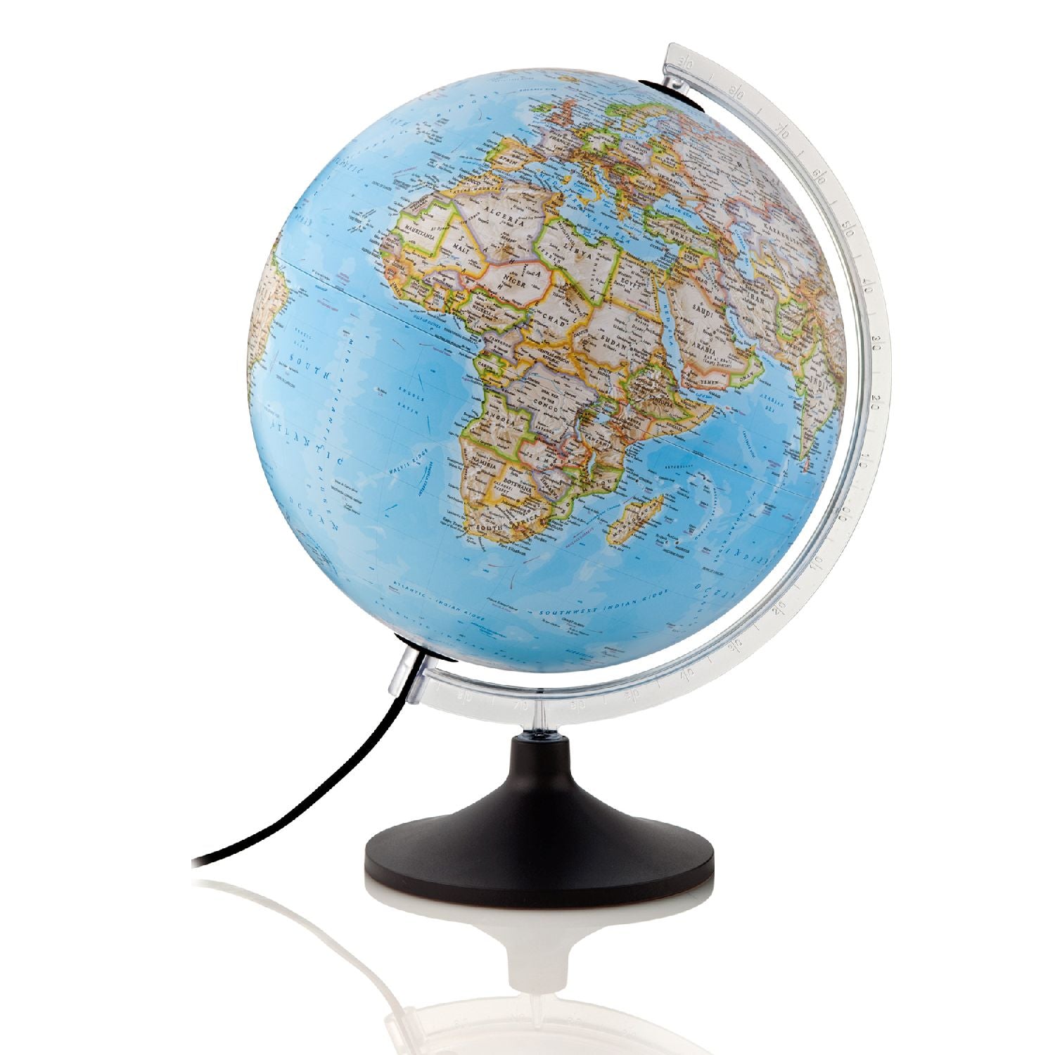 National Geographic Carbon Illuminated Globe, 30 cm Table Globe, various variants