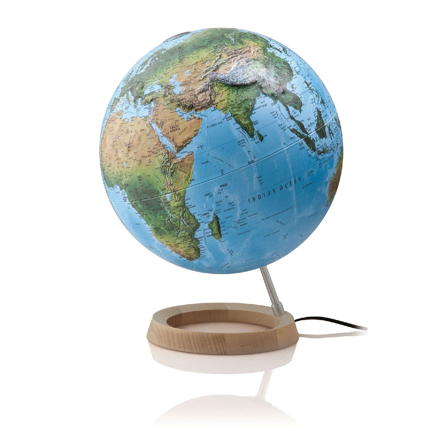 Atmosphere Dual-Image Illuminated Globe Full Circle 30 cm with or without 3D Surface