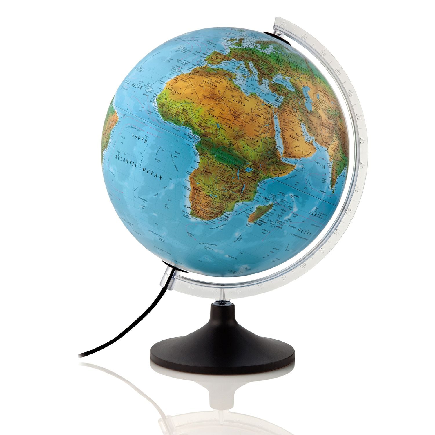 Atmosphere Dual-Image Illuminated Globe Solid 30 cm with or without 3D Surface