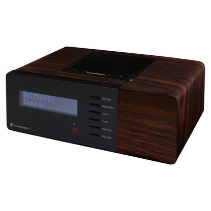 Soundmaster UR180 DAB+/UKW PLL-Uhrenradio im Holzdesign, verschiedene Varianten