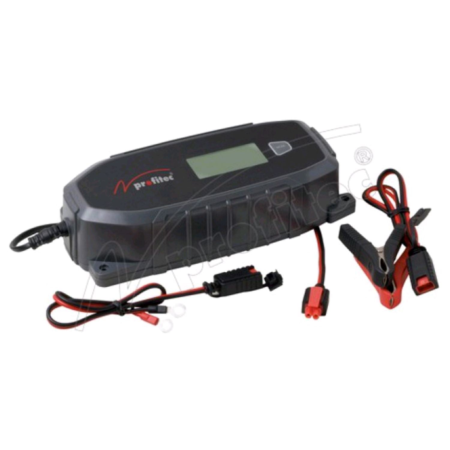 Profitec Charger for Lead-Acid Batteries, Fully Automatic, IP 65, with LCD Display