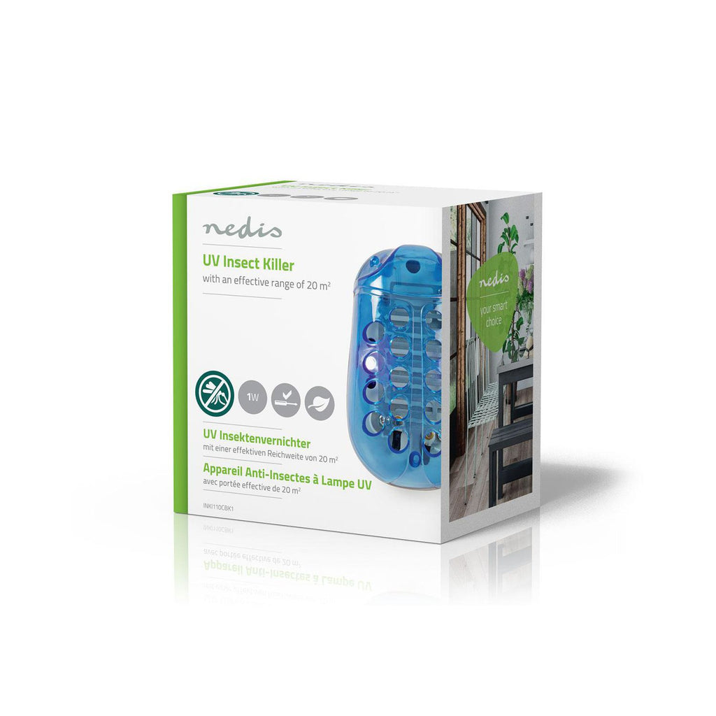 Nedis Insect Trap UV Light Plug-In Mosquito Killer 20 m² Coverage Chemical-Free