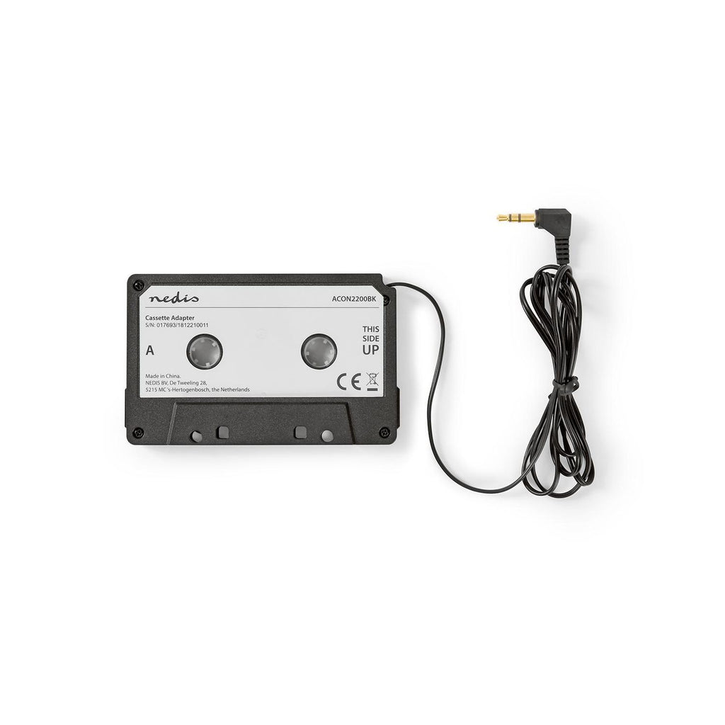 Nedis Kassettenadapter 3,5 mm Klinke in Schwarz