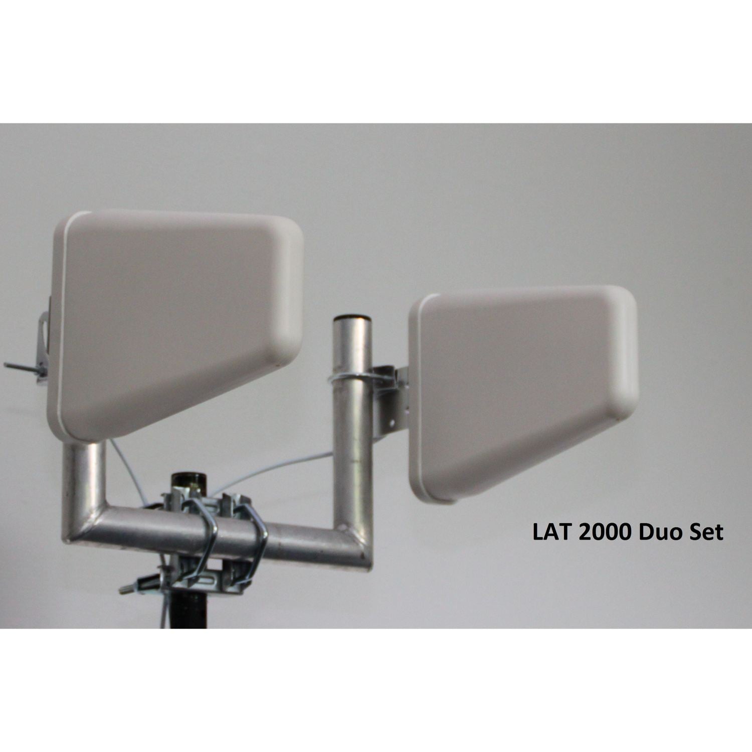 Wittenberg LAT 2000 DUO SET Universal Antenna for All Networks, 790-2690 MHz, White