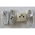 Wittenberg Satellite TV Connection Set 3-Way, Various Sizes