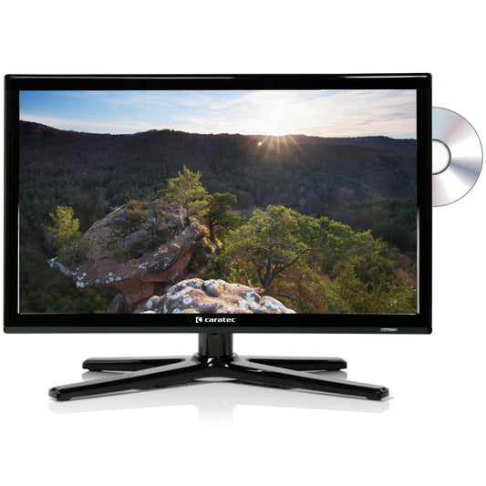 Caratec Vision CAV246DSW 60cm Weitwinkel TV mit DVD, DVB-S2 und DVB-T2