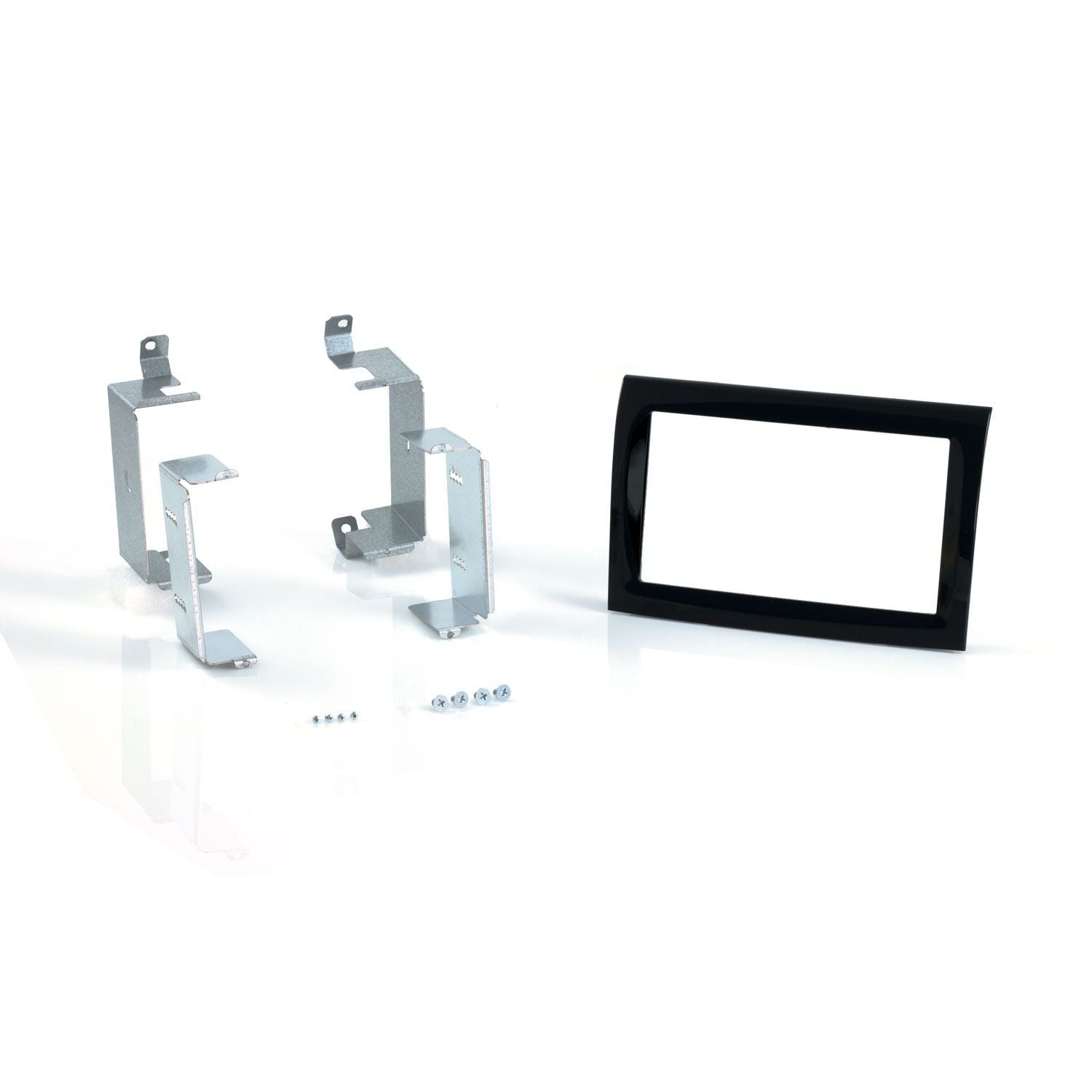Double Radio Installation Kit for Ducato X250 and X290, in Black, High-Gloss