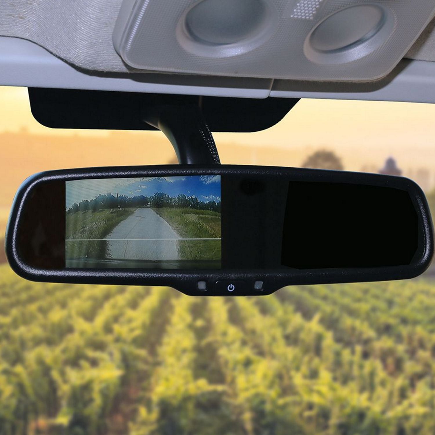 Caratec Safety CSM4300SD 11 cm (4.3") Mirror Monitor for Fiat Ducato from 2014