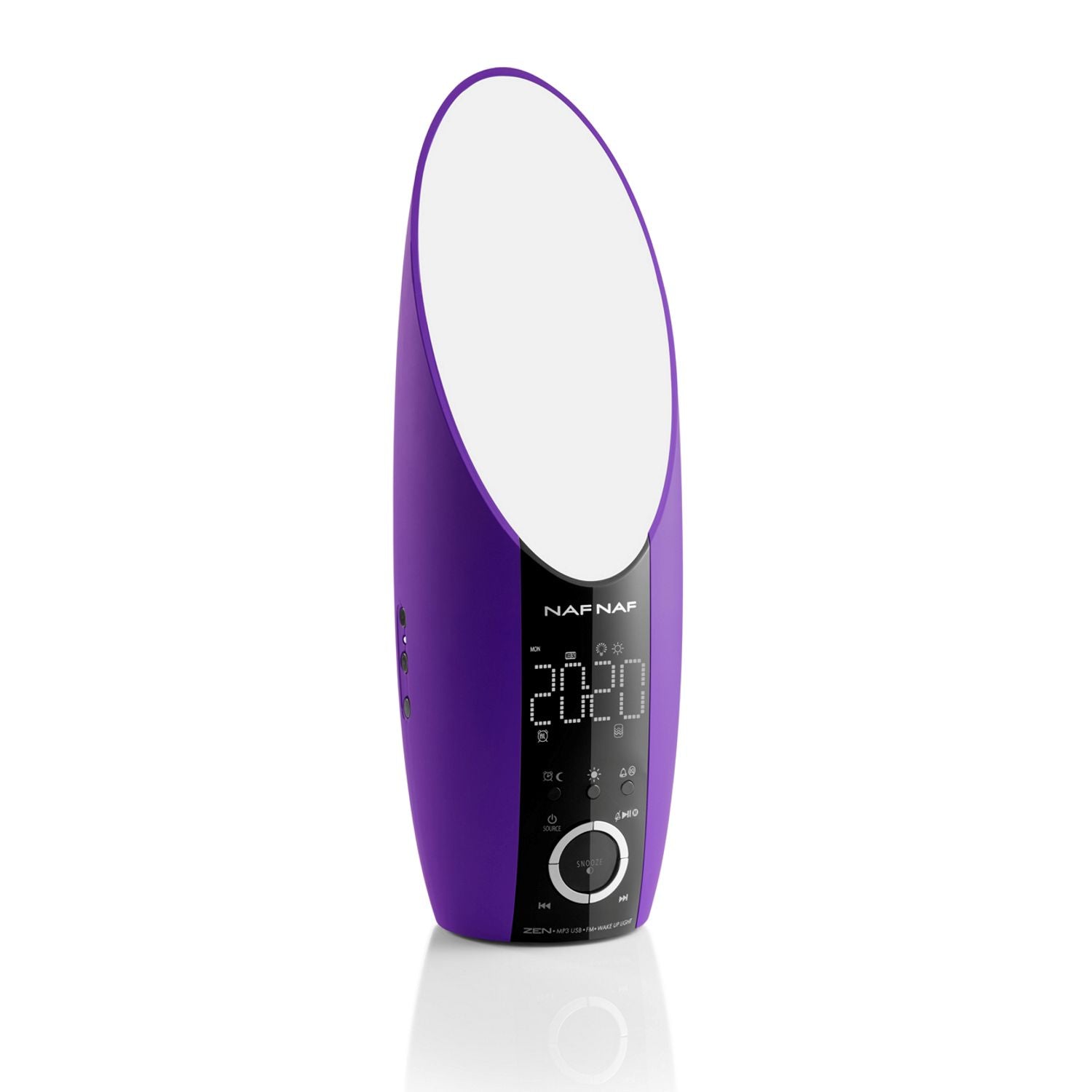 NAFNAF ZEN, light alarm clock, MP3 radio, USB, AUX-IN, various colours