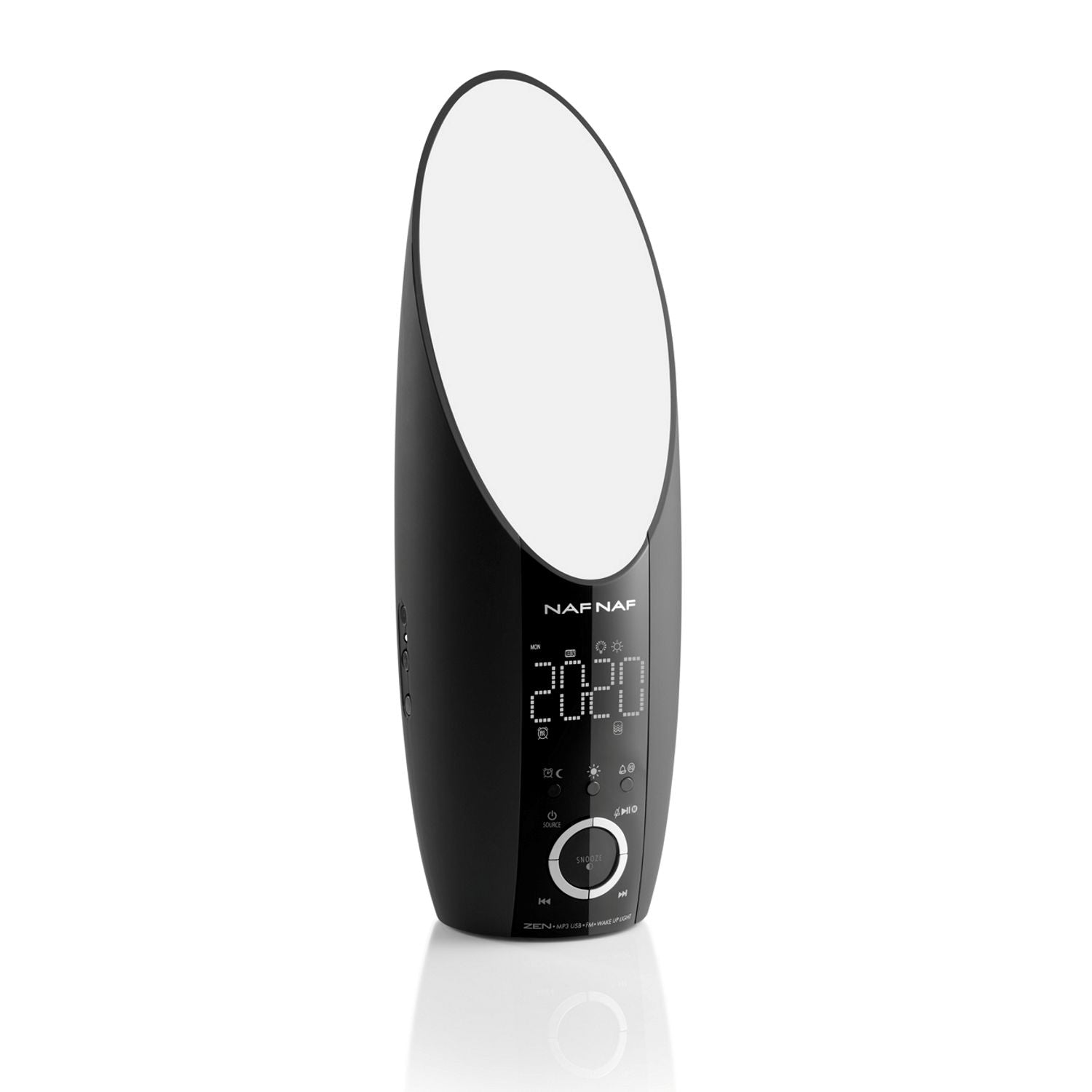 NAFNAF ZEN, light alarm clock, MP3 radio, USB, AUX-IN, various colours