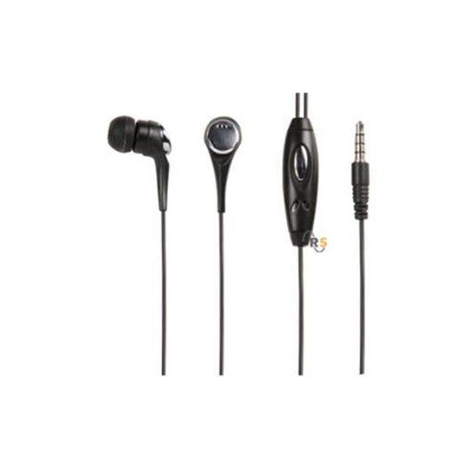 In-ear Headset mit Mikrofon und Gesprächsannahme, schwarz