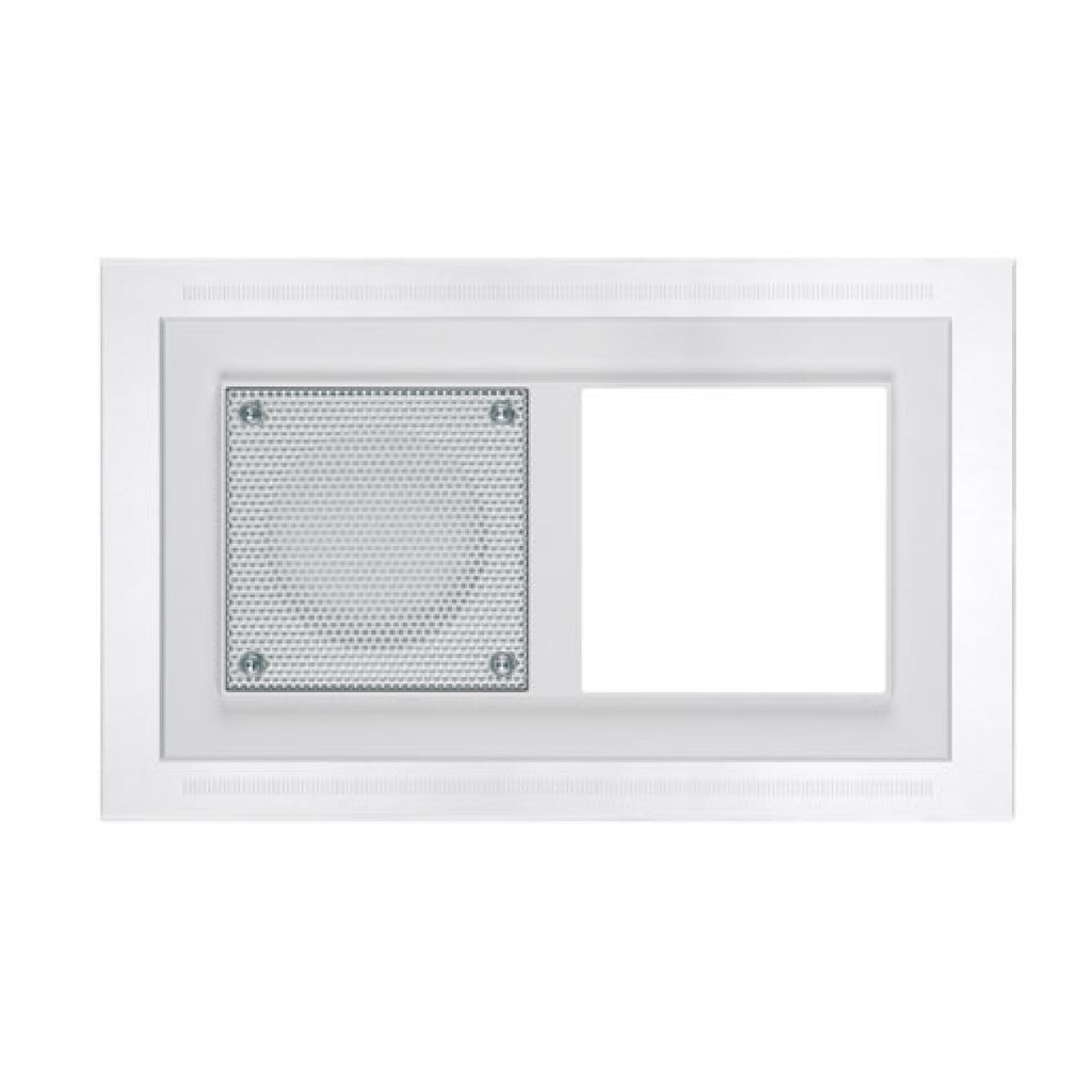 PEHA LED illuminated frame, 2-gang, for AudioPoint built-in radio, white