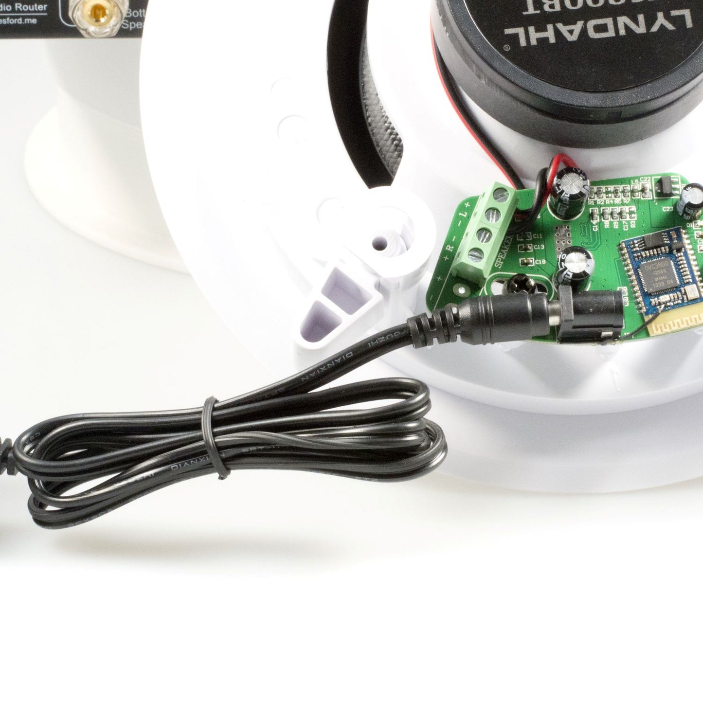 Lyndahl CS200BT, 2-Wege Einbaulautsprechersystem mit Bluetooth, weiß