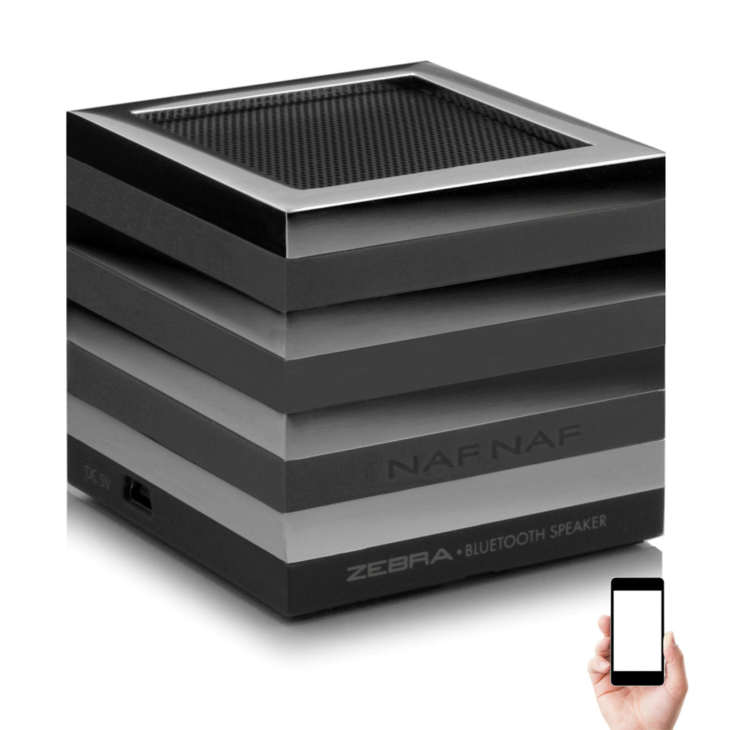 NAFNAF Zebra tragbarer Bluetooth-Lautsprecher