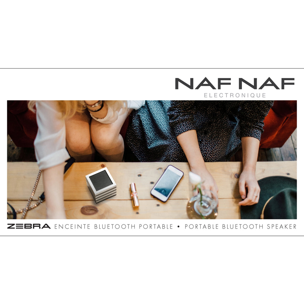 NAFNAF Zebra, Portable 3.0 Bluetooth Speaker, 3W, up to 10 Metres