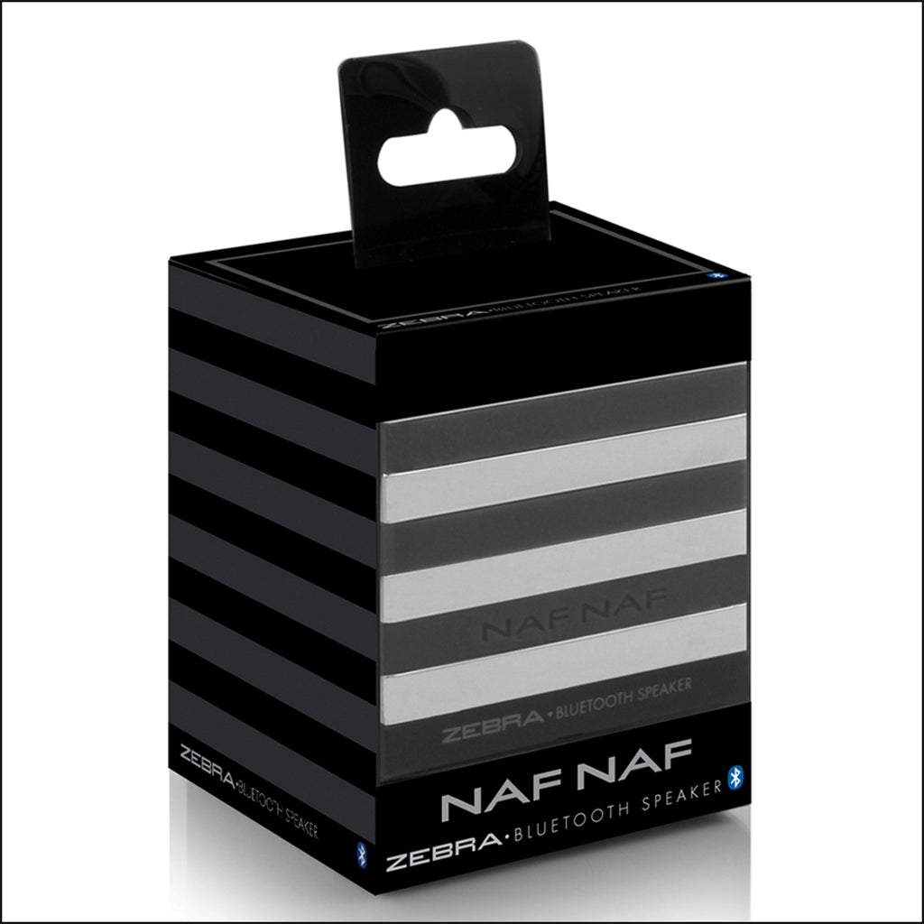 NAFNAF Zebra, Portable 3.0 Bluetooth Speaker, 3W, up to 10 Metres