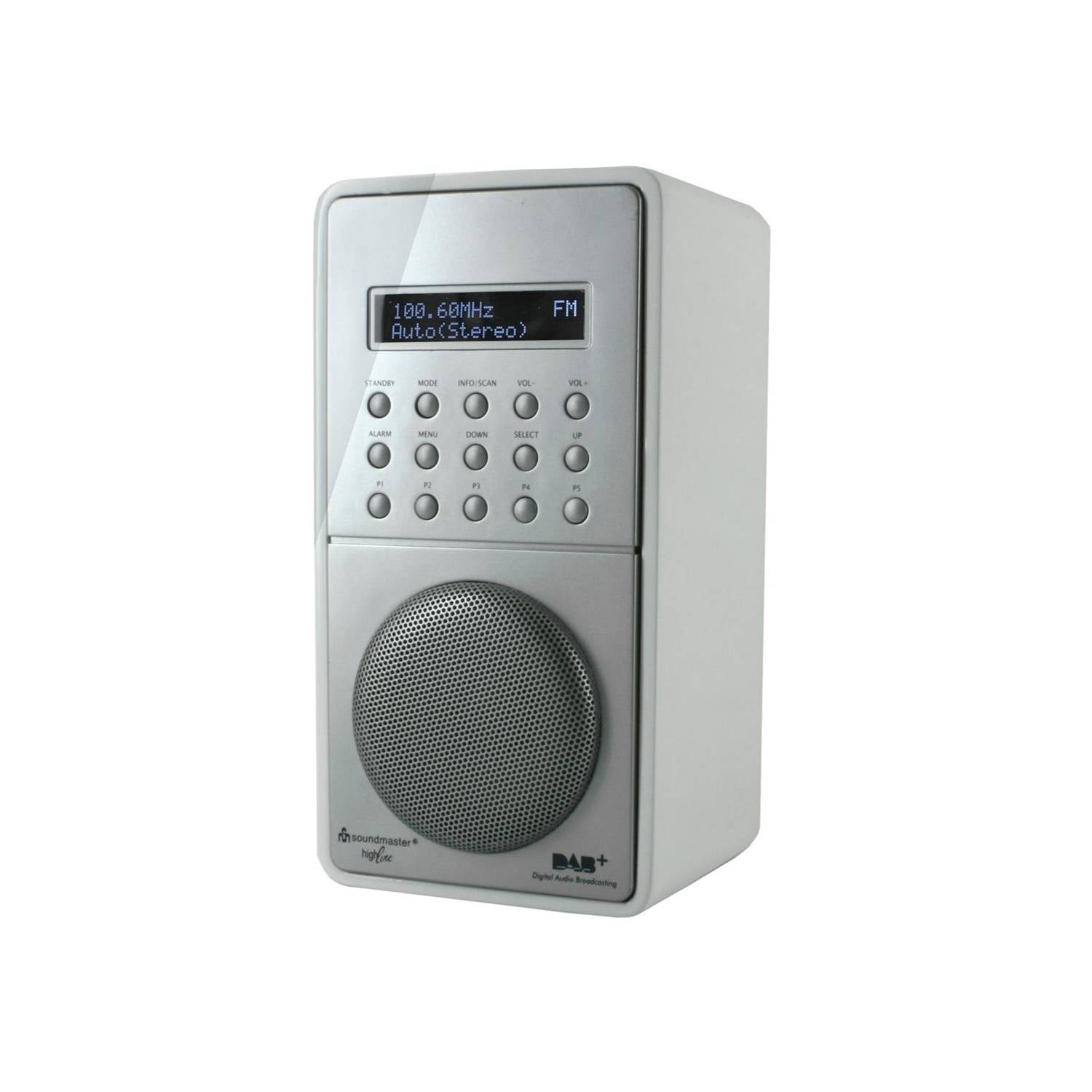 Soundmaster DAB100 DAB+/FM Radio with Rechargeable Battery