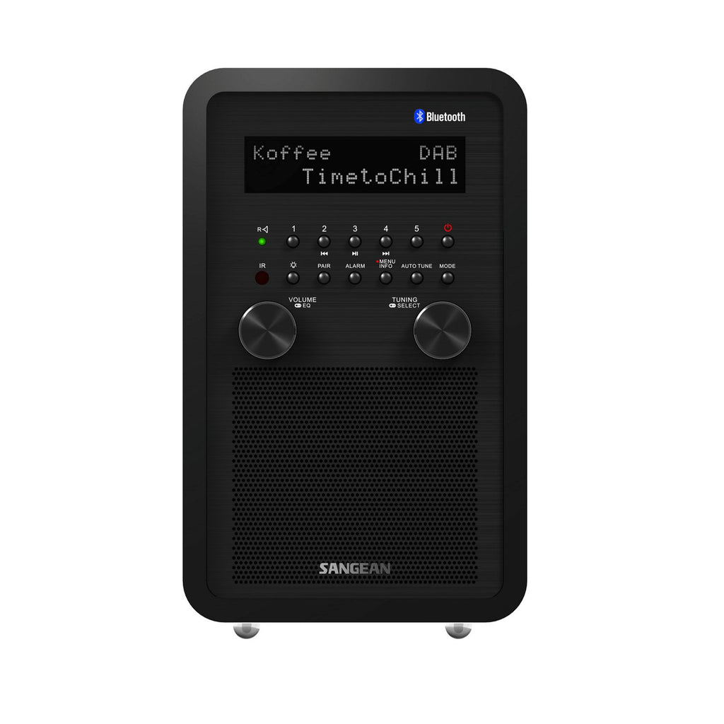 Sangean DDR-60 BT DAB/DAB+ Radio, Aux-In, Bluetooth, in Black