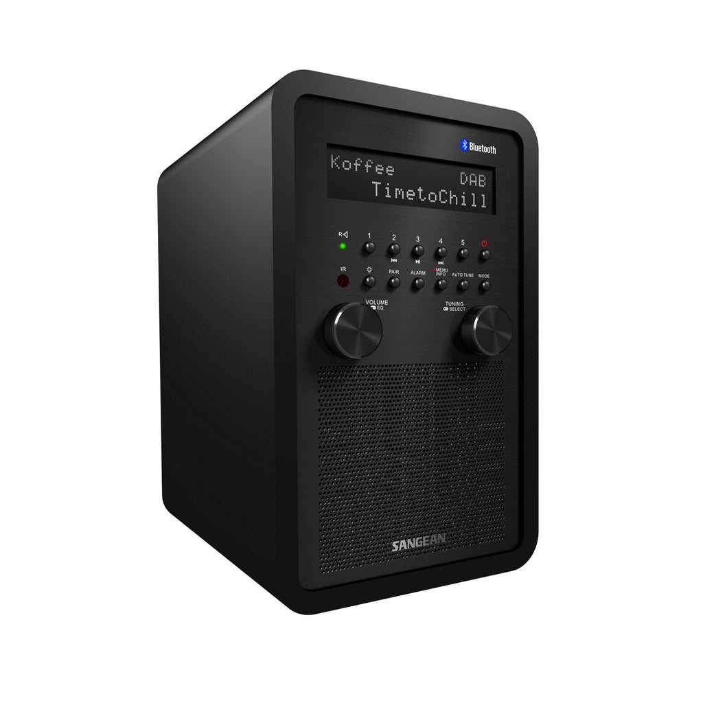 Sangean DDR-60 BT DAB/DAB+ Radio, Aux-In, Bluetooth, in Black