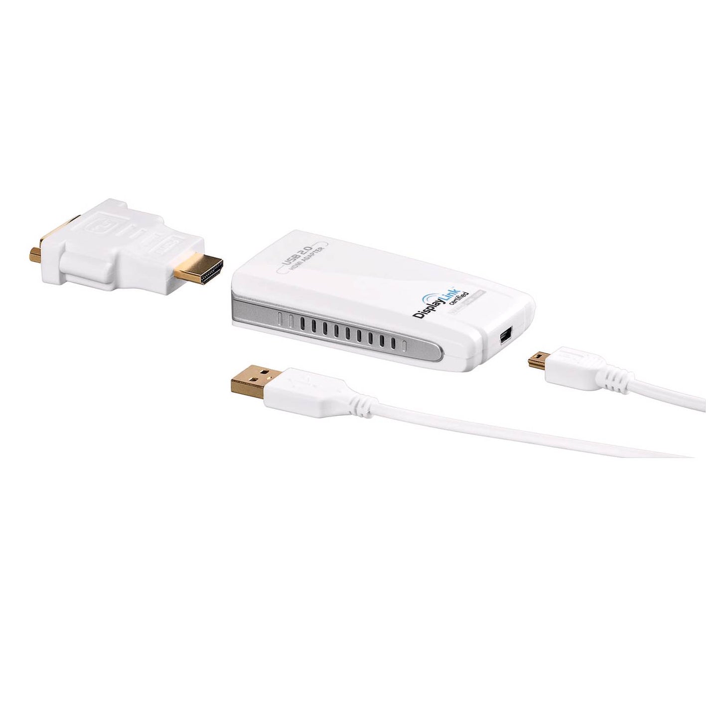 HQ USB Konverter, USB-Signal auf HDMI oder DVI wandeln, HDMI 1.3 bis 1080p