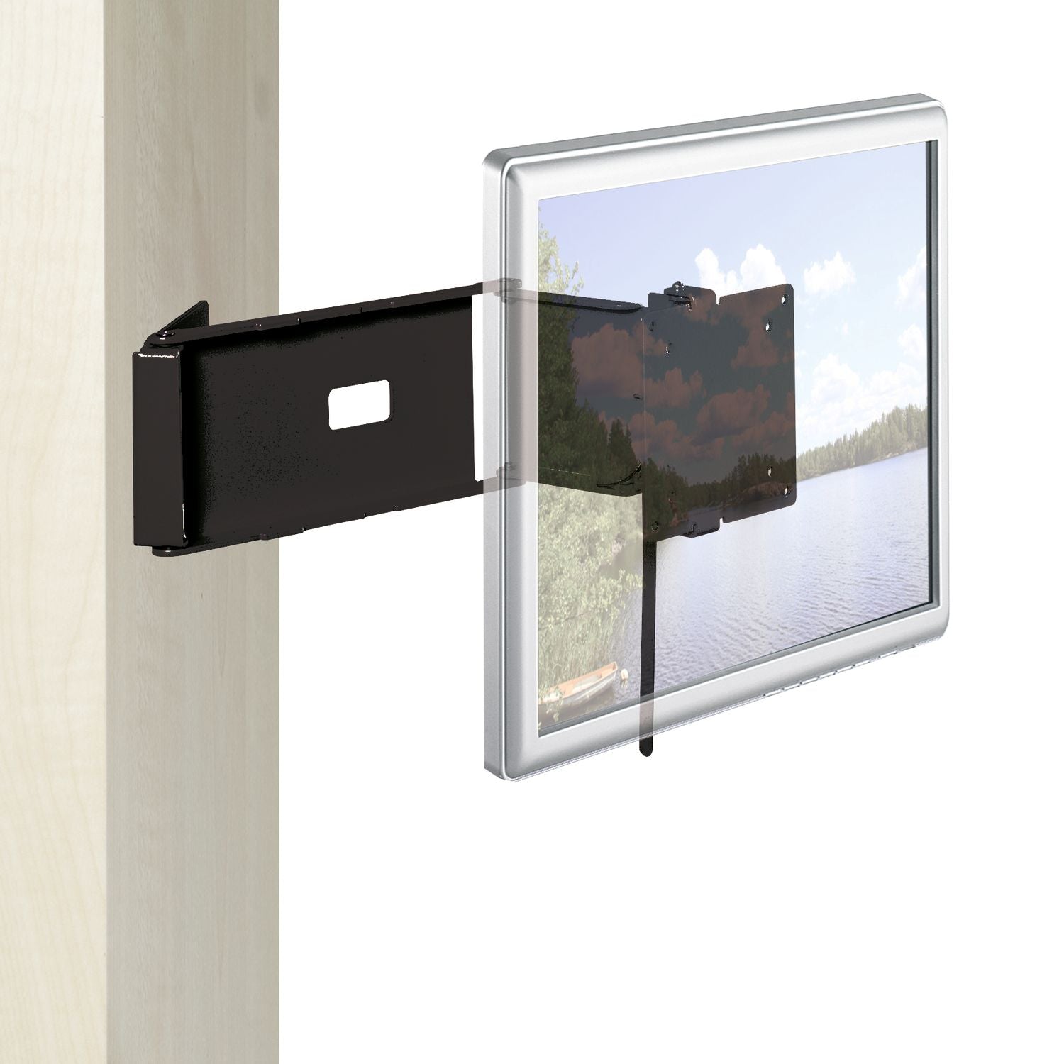 Caratec Flex CFW301S TV Wall Mount with 3 Pivot Points, Lockable, Black