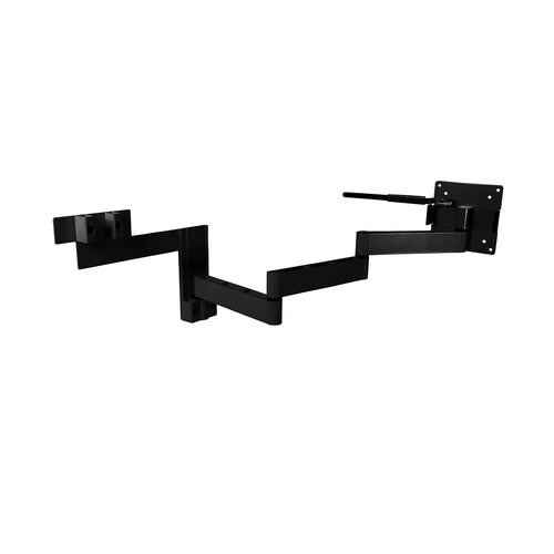 Caratec Flex CFW400AS TV-Wandhalter in Schwarz, vier Drehpunkte