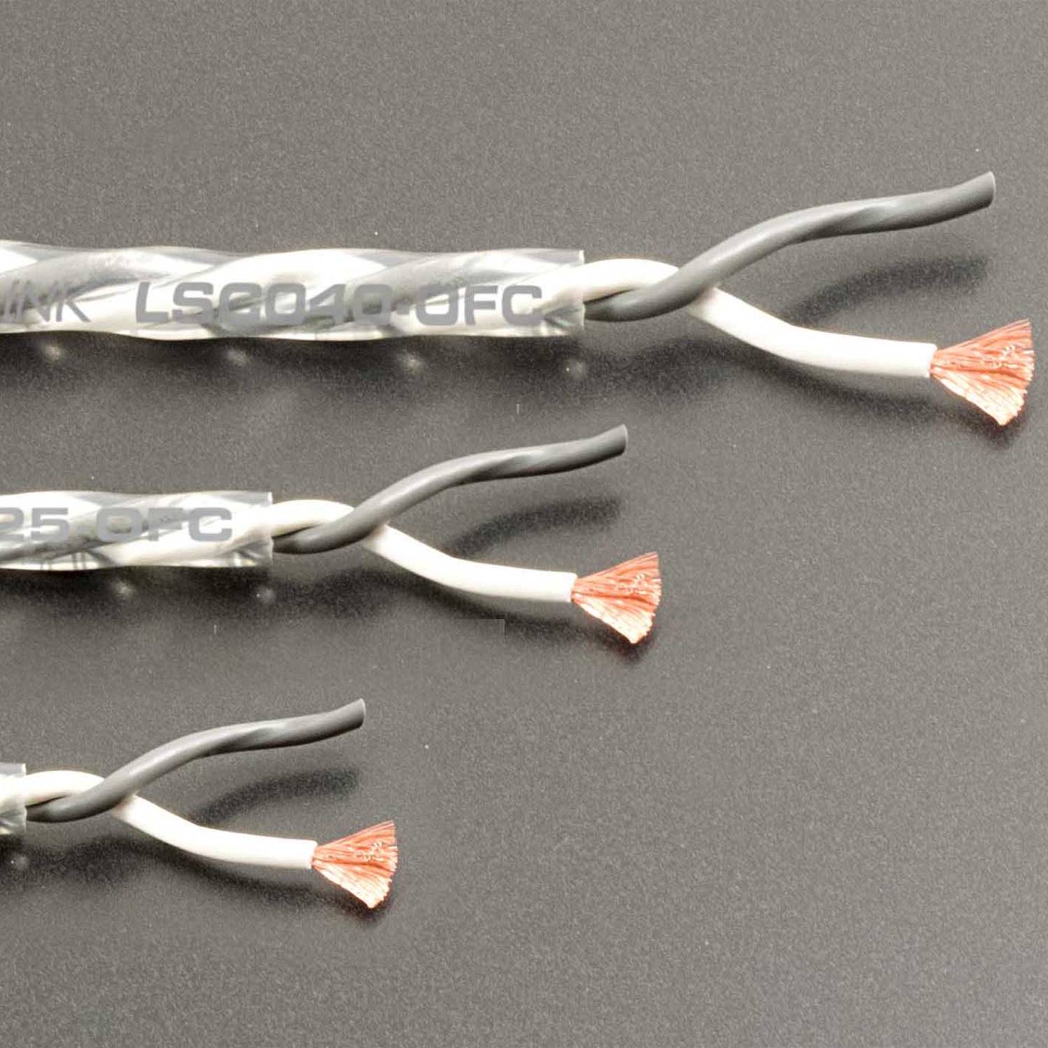 Lyndahl Rushlink Lautsprecherkabel OFC-Kupferleiter in versch. Querschnitten