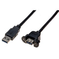 Lyndahl USB 3.0 Adapterkabel AF/AM für Frontplatteneinbau