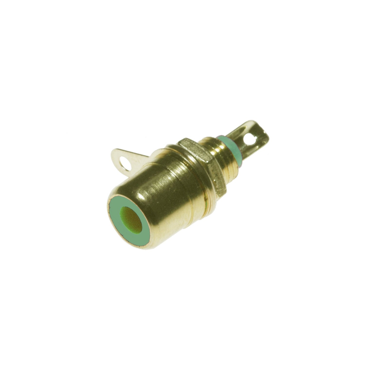 Lyndahl LKC003 RCA Cinch socket for front panel mounting, hard gold-plated