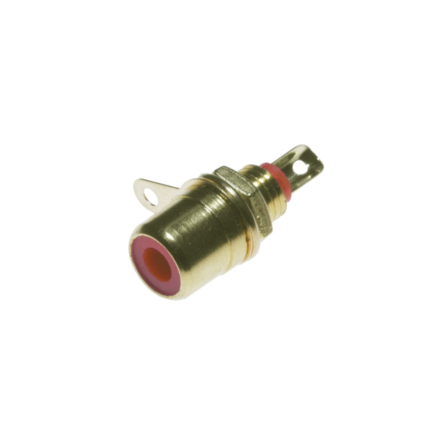 Lyndahl LKC003 RCA Cinch socket for front panel mounting, hard gold-plated