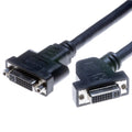 Lyndahl LKPK004 DVI-I Adapterkabel mit Winkelbuchse 0,2 m