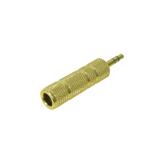 Adapter 3,5mm St. Klinkenstecker auf 6,3mm St. Klinkenkupplung