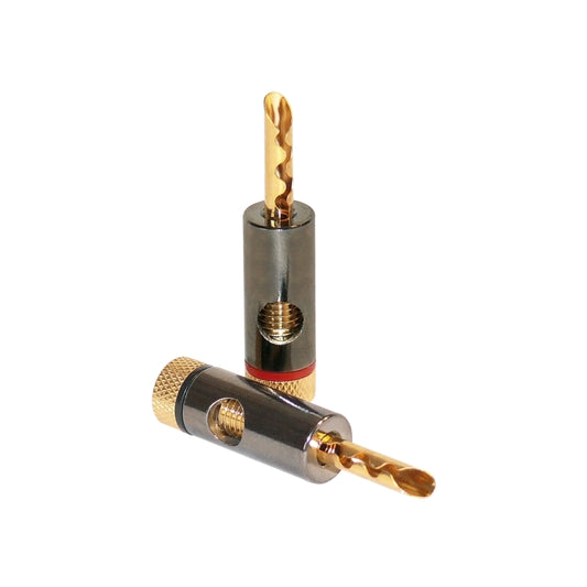 Dynavox Bananenhohlstecker gold bis 6mm² 2x rot, 2x schwarz