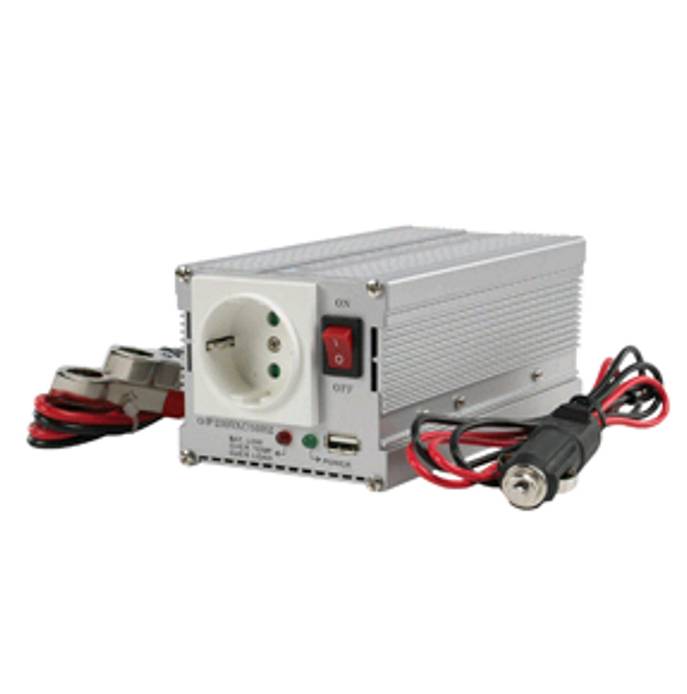 HQ-INV300WU-12 KFZ-Spannungswandler 12V DC zu 230V AC, mit USB, 300W