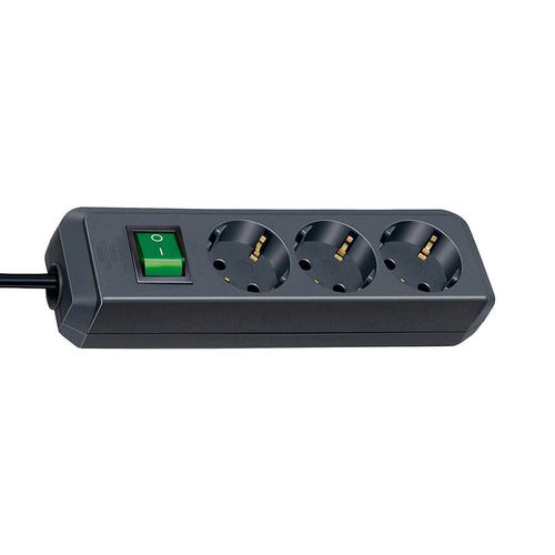 Brennenstuhl Eco-Line Power Strip with Switch 3-Way 1.5m