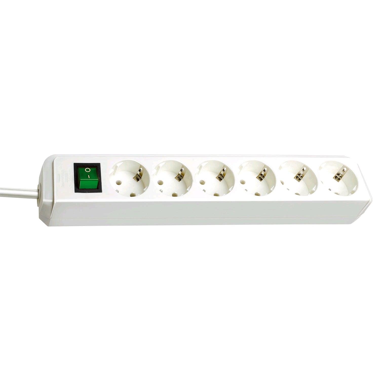 Brennenstuhl Eco-Line Steckdosenleiste 6-fach mit Schalter 1,5 m