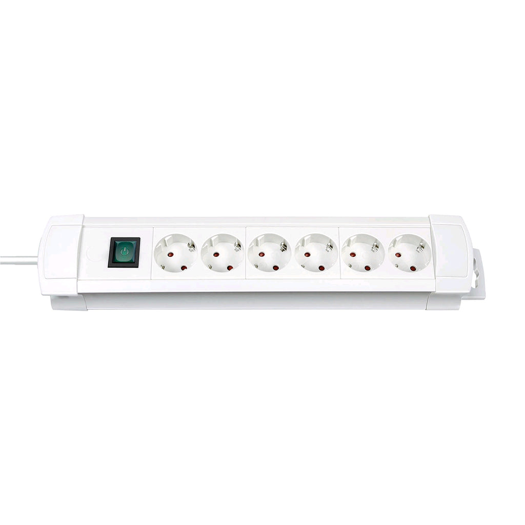 Brennenstuhl Premium-Line Power Strip 6-Way 3m Lead, Various Colours