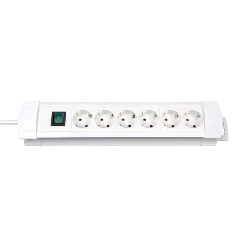 Brennenstuhl Premium-Line Power Strip 6-Way 3m Lead, Various Colours