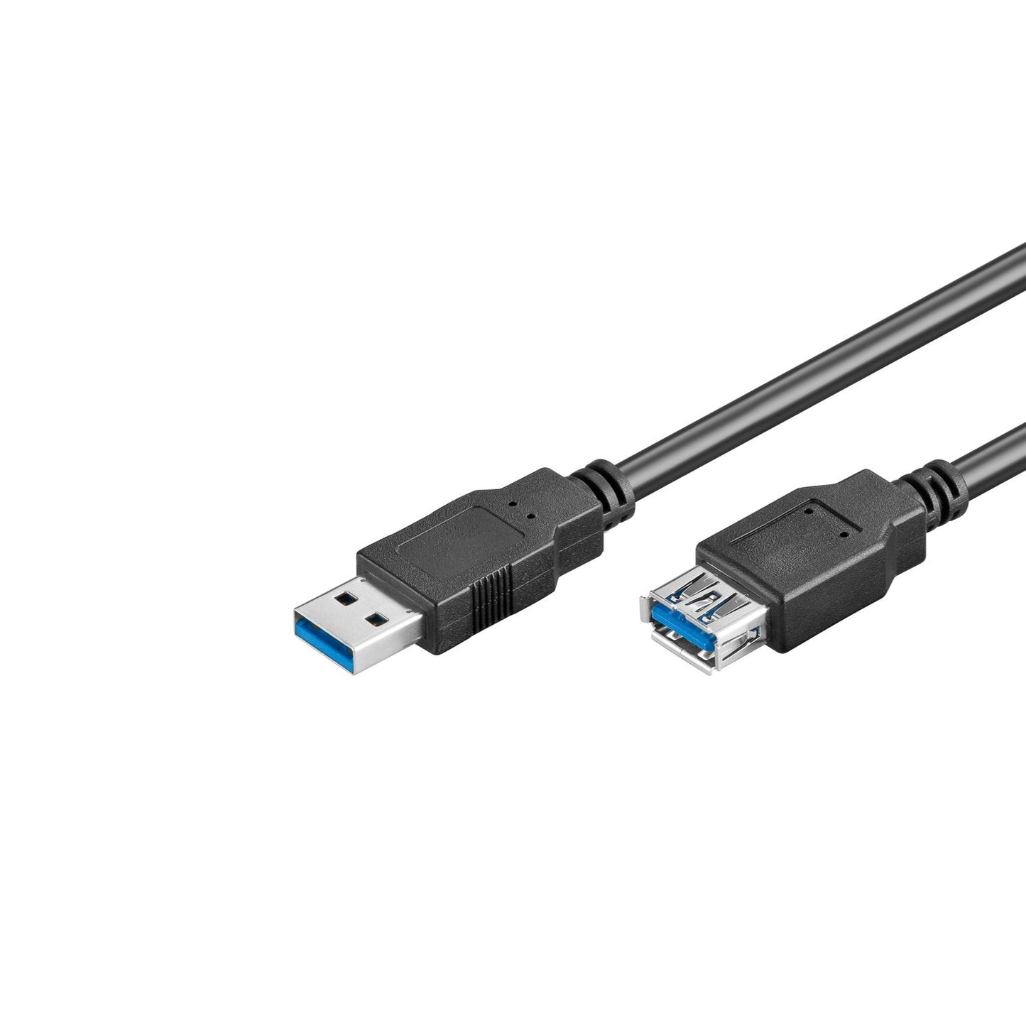Verlängerung USB 3.0 A Stecker - A Buchse, schwarz