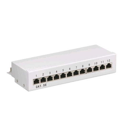 Cat. 5 Patchpanel 12-Port, BG