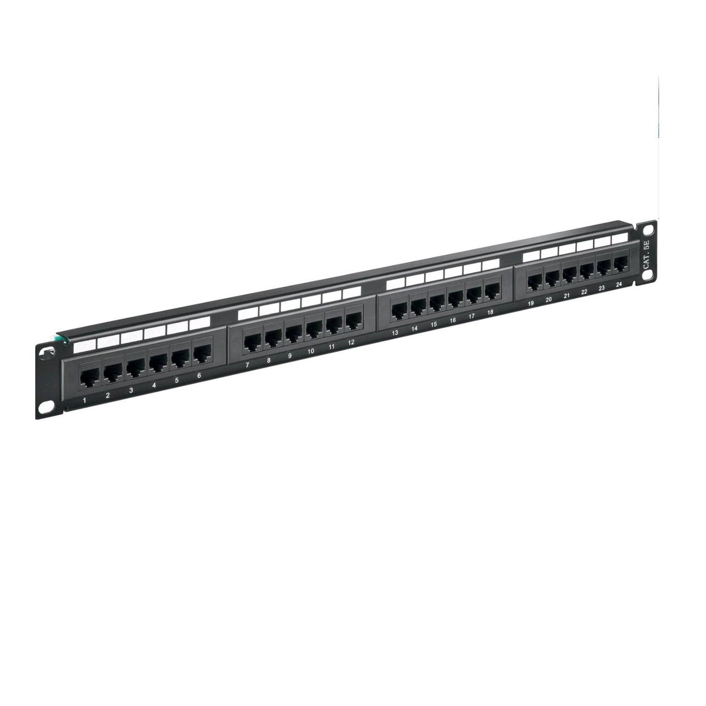 24 Port CAT5e Patch Panel, ungeschirmt