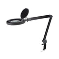 Lumeno LED Magnifying Lamp Series 851X with 152 mm Real-Glass Lens, Dimmable, Grey or Black