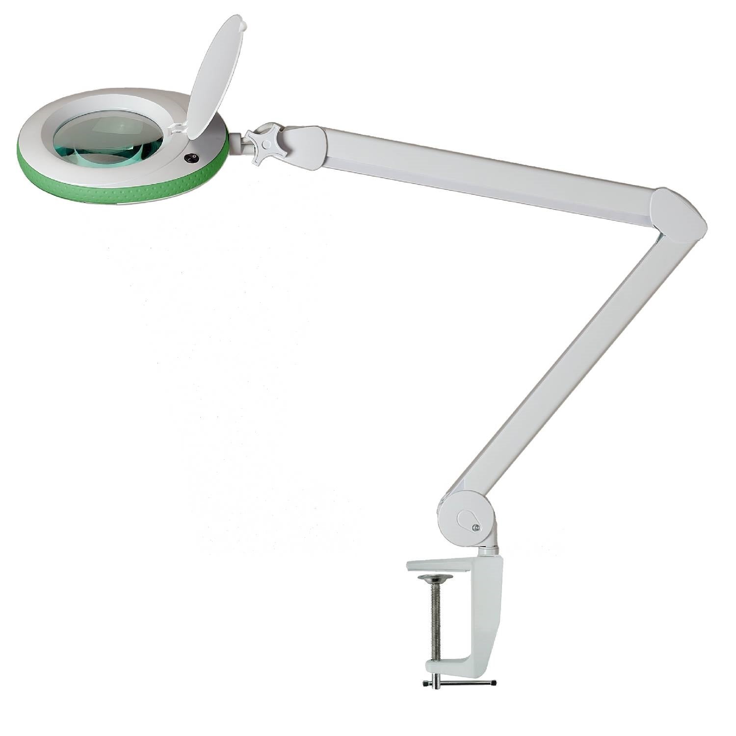 Lumeno 7213/15/18 Magnifying Lamp/Workplace Lamp 60 LEDs with 127 mm Lens, Grey, Green or Black