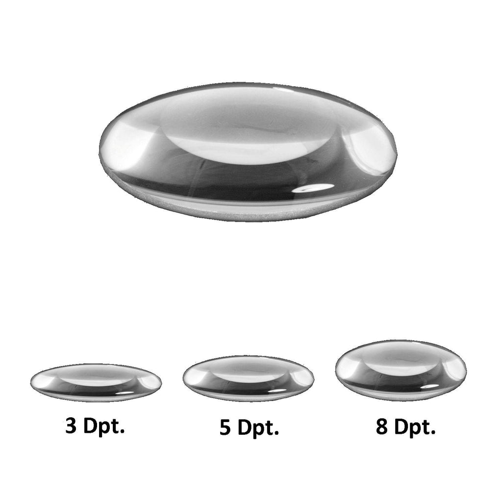 Lumeno Echtglas-Ersatzlinse 127 mm fuer Lupenleuchten