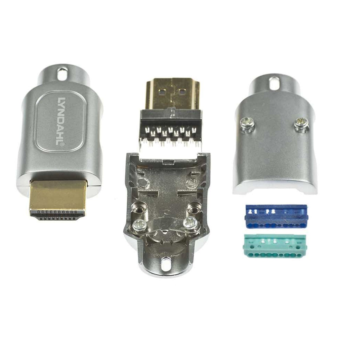 Lyndahl DIY Einsteigerset mit 10 SL-P HDMI-Steckverbindern, Montagezange, Tester