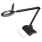 Lumeno 7213/15/18GR Lupenleuchte/Arbeitsplatzlampe 96 LEDs, farbiger Gummischutz