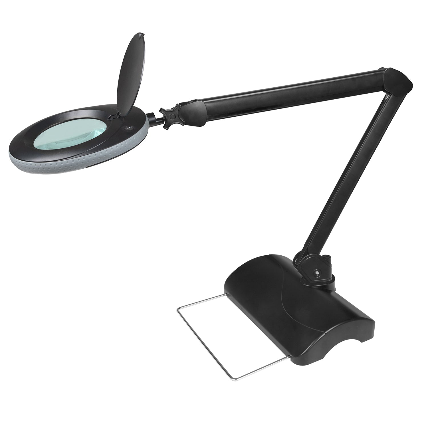 Lumeno 7213/15/18 Magnifying Lamp/Workplace Lamp 60 LEDs with 127 mm Lens, Grey, Green or Black