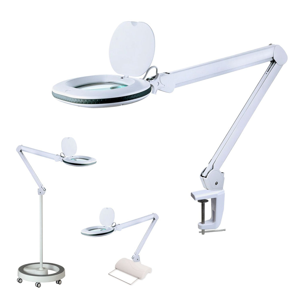 Lumeno 861X LED-Lupenleuchte mit ovaler Linse