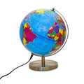 Magellan Albion Illuminated Globe Metal Base and Meridian in Various Colours